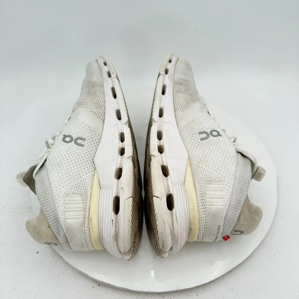 On Cloudnova Swiss Engineering Women Size 8.5 26.98225 Undyed White Shoes